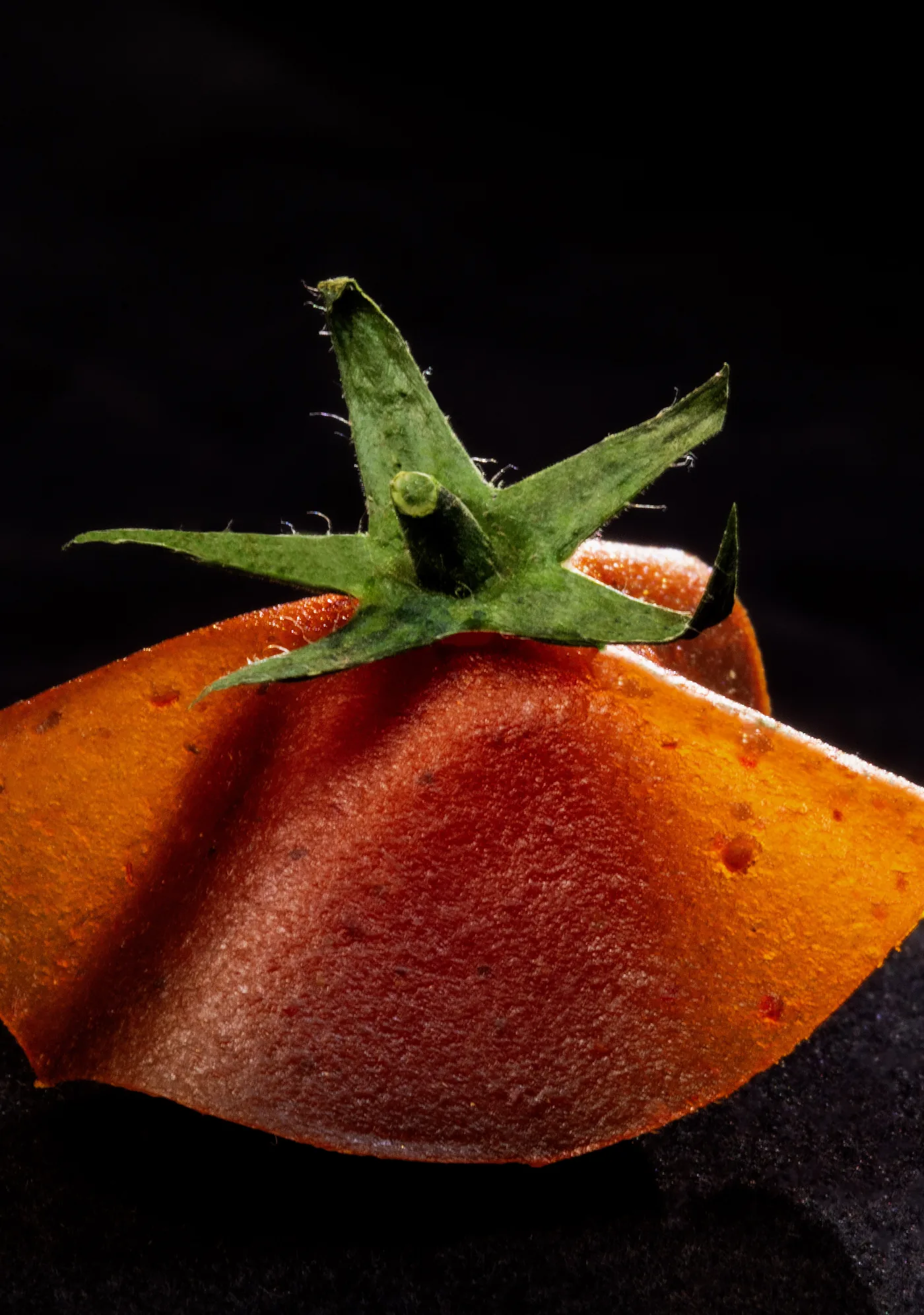 Cuir de tomate séché